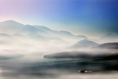 明潭秋霧 by wintel_randy 明潭秋霧 by wintel_randy
